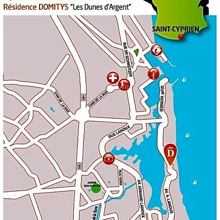 아파트호텔 Domitys Les Dunes D'argent 4*