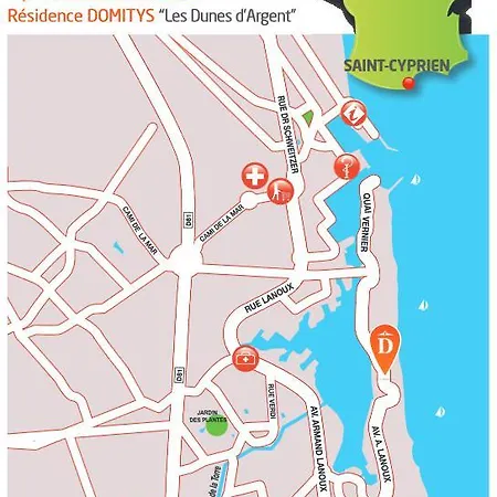 Domitys Les Dunes D'argent 4* סן סיפריאן